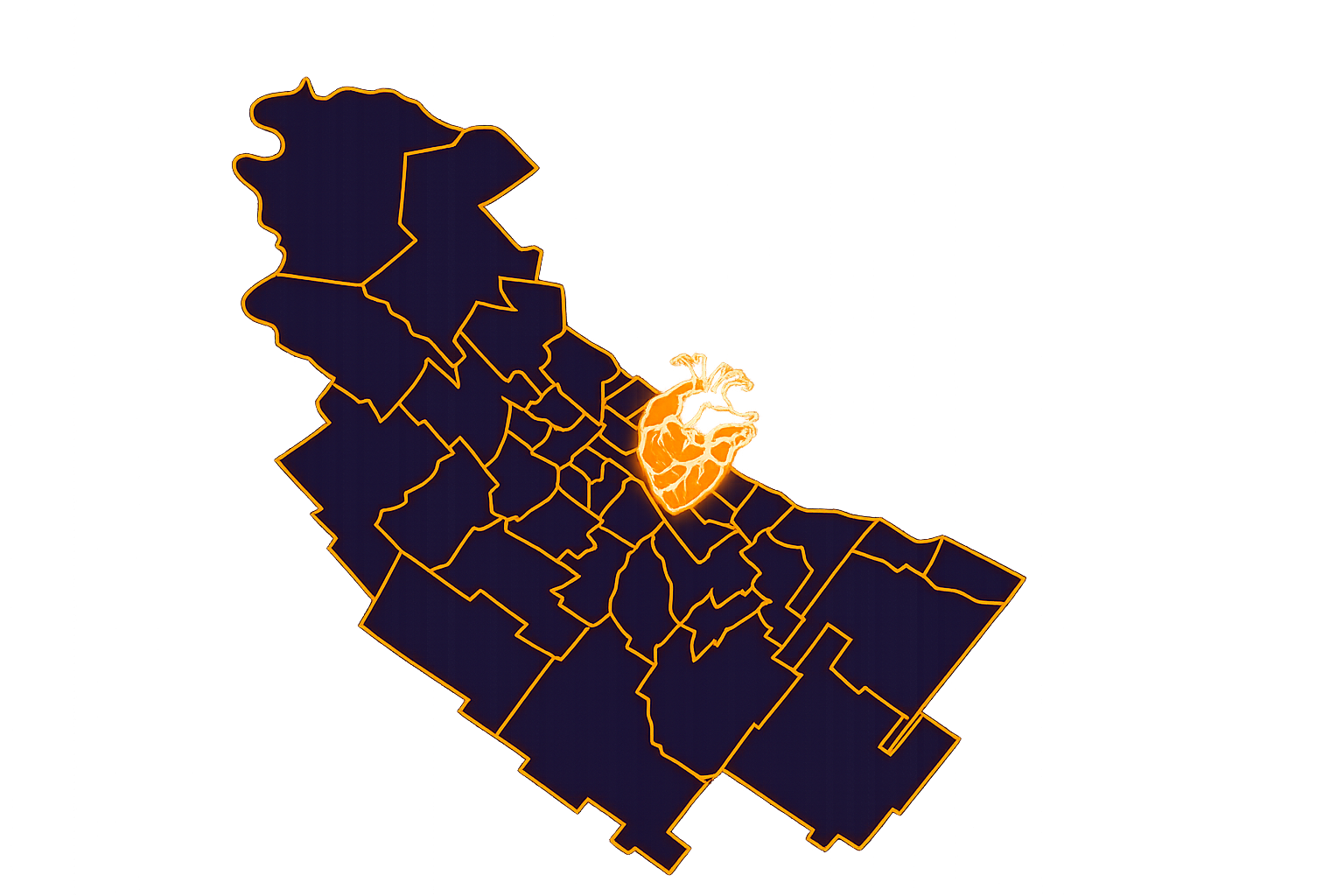 Mapa de cobertura servicio